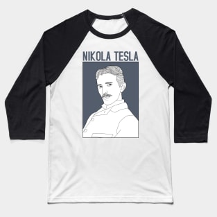 Nikola Tesla Baseball T-Shirt